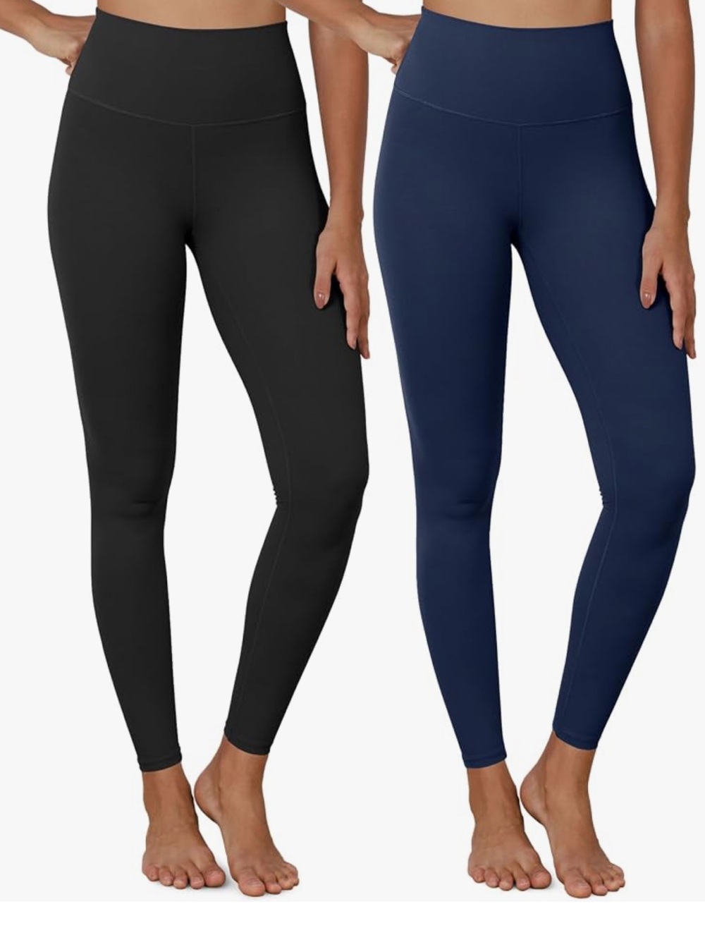 Buttery Soft Leggings 25 inch Set Of 2 Women’s Size Large Loungewear Yoga Comfy